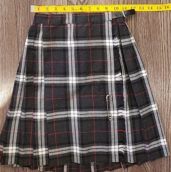 Plaid Pleated Kilt - Picture 6 of 7